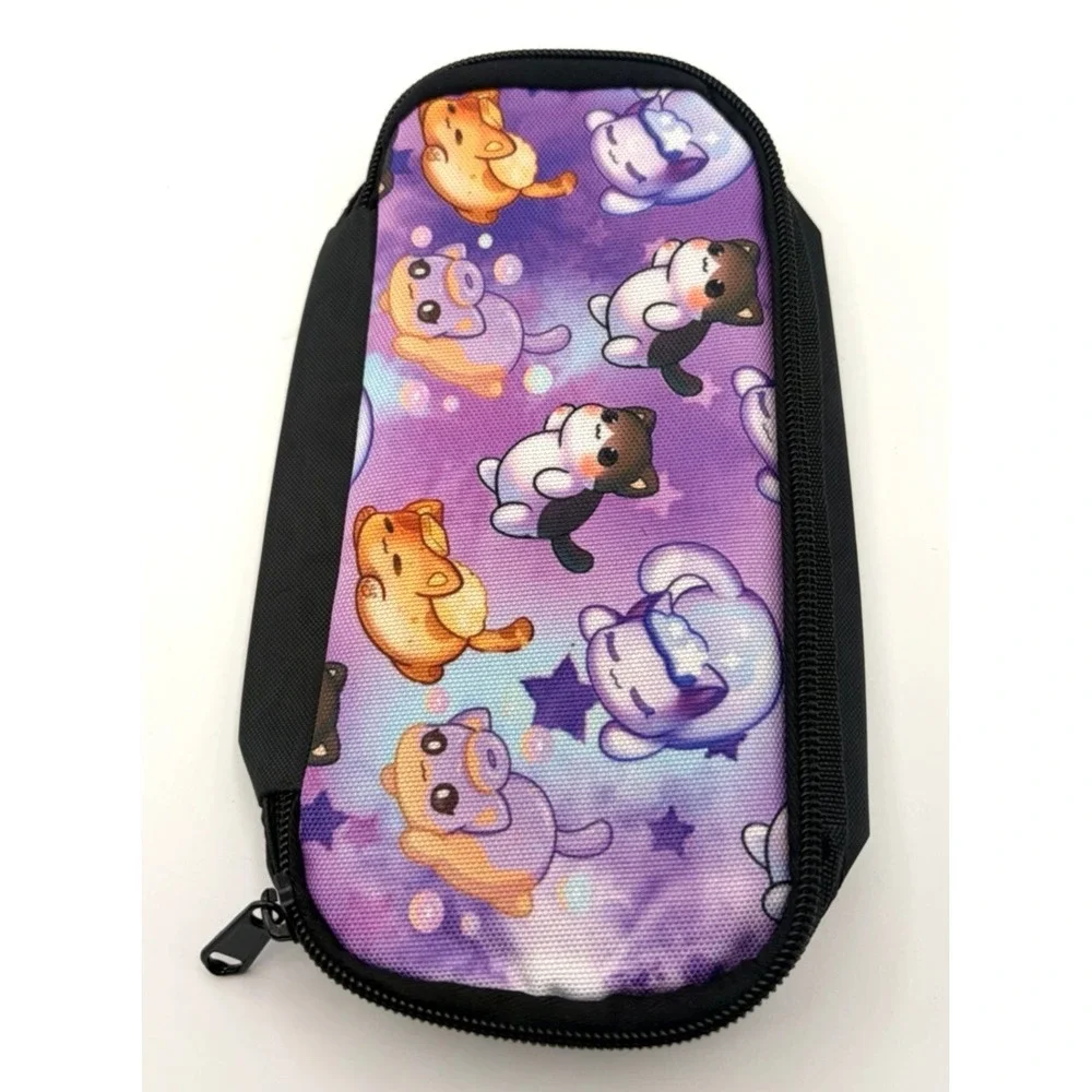 Backpack/ Lunch Box/Pencil Case  kitten chibi Artsy Cartoon Children travel